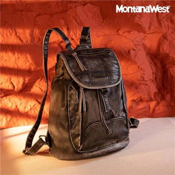 Montana West Backpack for Men Women Drawstring Casual Daypack for Men Travel